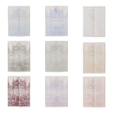 "Samples of Vellum Jackets for 5 x 7 Invitation with Envelopes | Set of 3" - Invitation Jackets and Overlays in white by Self Stationery