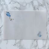 "Blue & Yellow Butterfly Vellum Jackets (10 pack)" - Invitation Jackets and Overlays in clear by Carley Zuercher