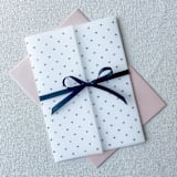 "Mini Watercolor Hearts Vellum Jackets | Set of 10" - Invitation Jackets and Overlays in multicolorassorted-colors by Megan Tendler