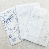 "Newport Wedding Map Vellum Jackets | Set of 10 | Blue & Green Color Options" - Invitation Jackets and Overlays in blue by Megan Tendler