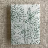 "Sage elegant peonies and berries vellum wrap for 5x7 card | pack of 10" - Invitation Jackets and Overlays in green by Ivory Invitations