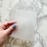 "4.25x6 Vellum Overlay Vellum for Petite Minted Wedding Invitation (25 Pack)" - Invitation Jackets and Overlays in clear by Carley Zuercher
