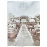 "Watercolour Invitation Vellum Sleeve, Set of 10" - Invitation Jackets and Overlays in beige by Self Stationery