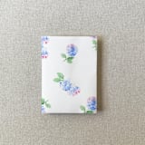 "Blue Floral Vellum Jacket for Wedding Invitations | For Petite 4.25x6" Invitations | Set of 10" - Invitation Jackets and Overlays in blue by Cotton and Bow