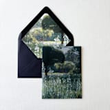 "Wildflower Vintage Moody Wedding Invitation Vellum Wrap |Set of 10" - Invitation Jackets and Overlays in multicolor by Eva Friesen