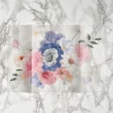 "Spring in Bloom Pink and Purple Floral Vellum (10 pack)" - Invitation Jackets and Overlays in clear by Carley Zuercher