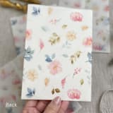 "Colorful watercolor florals vellum wrap for invitations | Set of 10" - Invitation Jackets and Overlays in multicolorassorted-colors by Maria Ferrer G.