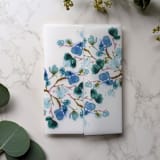 "Sweet Pea Watercolor Vellum Wrap | Set of 10" - Invitation Jackets and Overlays in clear by Campofiore Paper Studio