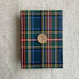 "Plaid lovers holiday tartan printed vellum wrap for 5x7 card | pack of 10" - Invitation Jackets and Overlays in multicolorassorted-colors by Ivory Invitations