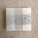 "Light gray ruffled floral lace printed vellum wrap for 5x7 card | pack of 10" - Invitation Jackets and Overlays in gray by Ivory Invitations