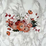 "Fall Floral Vellum Jacket for Wedding Invitation (10 Pack)" - Invitation Jackets and Overlays in clear by Carley Zuercher