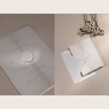 "Translucent Vellum Wrap, Pack of 25" - Invitation Jackets and Overlays in clear by Studio Lavender