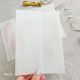 "Pampas vellum wraps for invitations | Set of 10" - Invitation Jackets and Overlays in multicolorassorted-colors by Maria Ferrer G.