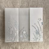 "Soft floral garden printed vellum wrap for 5x7 card | pack of 10" - Invitation Jackets and Overlays in multicolorassorted-colors by Ivory Invitations