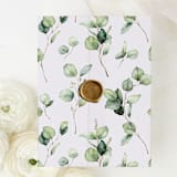 "Eucalyptus Greenery Rustic Vellum Wrap for Wedding Invitations | Set of 10 Vellum Jackets" - Invitation Jackets and Overlays in green by Nikki Turner