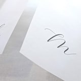 "Personalized Vellum Jacket with Initials (Set of 10)" - Invitation Jackets and Overlays in black by Caroline Russo