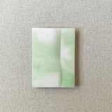 "Sage Green Watercolor Vellum Jacket for Wedding Invitations | Petite for 4.25x6” Invitations | Set of 10" - Invitation Jackets and Overlays in green by Cotton and Bow