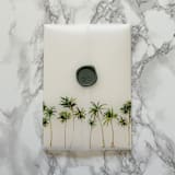 "Palm Tree Vellum Jacket for Wedding Invitations (10 Pack)" - Invitation Jackets and Overlays in green by Carley Zuercher