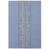 "Elegant Dusty Blue Laser Cut Invitation Cover for 5x7 Card | Set of 10 | Envelopes Included" - Invitation Jackets and Overlays in blue by Self Stationery