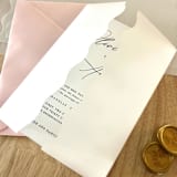 "Scallop Edge Clear Vellum Jacket | Set of 10 Vellum Jackets" - Invitation Jackets and Overlays in clear by Nikki Turner