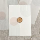"Modern rainbow vellum wrap for 5x7 invitations | Set of 10" - Invitation Jackets and Overlays in multicolorassorted-colors by Maria Ferrer G.