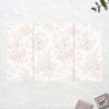 "Peach Vellum Wrap in French Toile Pattern for 5 x 7 Invitations and Cards" - Invitation Jackets and Overlays in beige by Caroline Russo