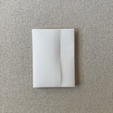 "Blank Vellum Sheet for Wedding Invitations | A7 | Set of 10" - Invitation Jackets and Overlays in clear by Cotton and Bow