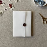 "Blank Vellum Sheet for Wedding Invitations | A7 | Set of 10" - Invitation Jackets and Overlays in clear by Cotton and Bow
