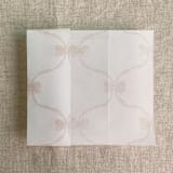 "Blush genie floral bows printed vellum wrap for 5x7 card | pack of 10" - Invitation Jackets and Overlays in pink by Ivory Invitations