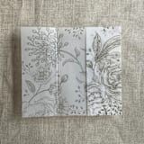 "Spice cashmere Elegant peonies and berries printed vellum wrap for 5x7 card | pack of 10" - Invitation Jackets and Overlays in gray by Ivory Invitations