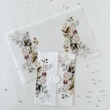 "Elegant Floral Vellum Jacket For Wedding Invitation (10 Pack)" - Invitation Jackets and Overlays in multicolorassorted-colors by Eva Friesen