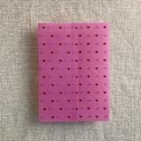 "Pink garnet Valentine colored vellum wrap for 5x7 card | pack of 10" - Invitation Jackets and Overlays in pink by Ivory Invitations