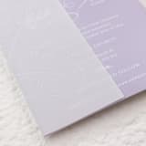 "Monstera Leaves in White Matt Stamping Foil on Vellum Jackets, Set of 10" - Invitation Jackets and Overlays in white by Self Stationery