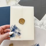 "Mountain Vellum Jacket for Wedding Invitations (10 Pack)" - Invitation Jackets and Overlays in clear by Carley Zuercher