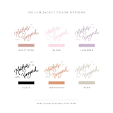 "Martha's Vineyard Vellum Jackets | Set of 10 | Pink & Neutral Color Options" - Invitation Jackets and Overlays in multicolorassorted-colors by Megan Tendler