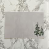 "Evergreen Tree Vellum Jackets (10 Pack)" - Invitation Jackets and Overlays in clear by Carley Zuercher