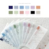 "La Quinta Vellum Jackets | Set of 10" - Invitation Jackets and Overlays in multicolorassorted-colors by Megan Tendler