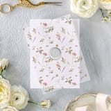 "In Full Bloom | Set of 10 Floral Vellum Jackets" - Invitation Jackets and Overlays in clear by Nikki Turner