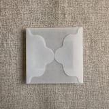 "Alba bolero-style vellum Jackets for 5x7 card | pack of 10" - Invitation Jackets and Overlays in white by Ivory Invitations