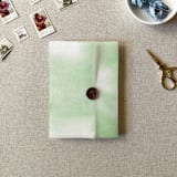 "Sage Green Watercolor Vellum Jacket for Wedding Invitations | A7 | Set of 10" - Invitation Jackets and Overlays in green by Cotton and Bow