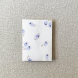 "Oyster Vellum Jacket for Wedding Invitations | For Petite 4.25x6" Invitations | Set of 10" - Invitation Jackets and Overlays in blue by Cotton and Bow