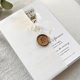 "Vellum Invitation Wrap | 5x7 Translucent Vellum Jacket for Wedding Invitations | Set of 10" - Invitation Jackets and Overlays in white by Self Stationery