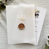 "Vellum Invitation Wrap | 5x7 Translucent Vellum Jacket for Wedding Invitations | Set of 10" - Invitation Jackets and Overlays in white by Self Stationery