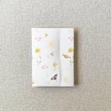 "Butterfly Floral Vellum Jacket for Wedding Invitations | For Petite 4.25x6" Invitations  | Set of 10" - Invitation Jackets and Overlays in multicolor by Cotton and Bow