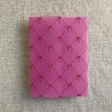 "Pink garnet bow colored vellum wrap for 5x7 card | pack of 10" - Invitation Jackets and Overlays in pink by Ivory Invitations