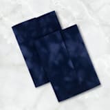 "Navy Velvet Invitation Jacket For 5 x 7 Cards (Set of 10)" - Invitation Jackets and Overlays in blue by Caroline Russo