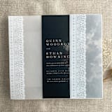 "Emma white lace printed vellum wrap for 5x7 card | pack of 10" - Invitation Jackets and Overlays in white by Ivory Invitations