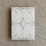 "Grace floral mocha vellum wrap for 5x7 card | pack of 10" - Invitation Jackets and Overlays in brown by Ivory Invitations