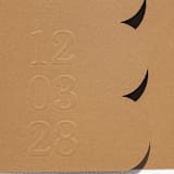 "Rusty Orange Textured, Scalloped, Embossed Invitation Jacket, Qty 10" - Invitation Jackets and Overlays in orange by The Savage Label
