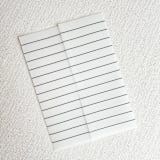 "Chic Stripes Vellum Jacket | Set of 10" - Invitation Jackets and Overlays in black by Megan Tendler